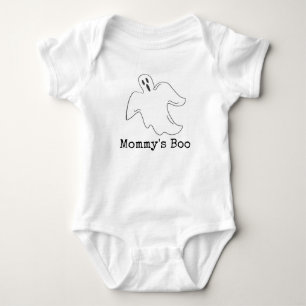 Body Para Bebê Mamãe Boo Spooky Ghost Ghosts Dia de as Bruxas eng