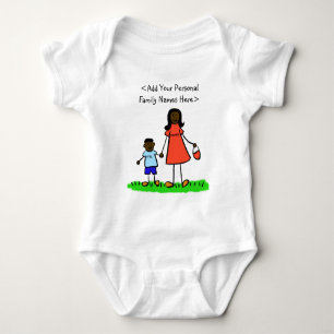 Body Para Bebê Mamãe da Família Personalizada Mãe e Filho e Camis