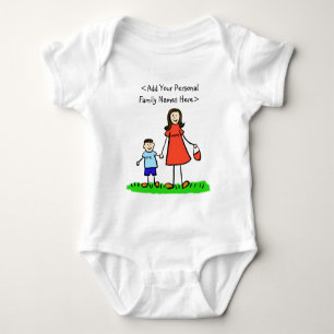 Body Para Bebê Mamãe da Família Personalizada Mãe e Filho e Camis