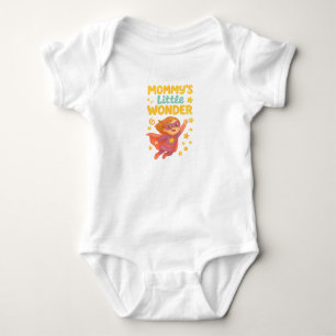 Body Para Bebê Mamãe da Pequena Maravilha da - Design de Super H