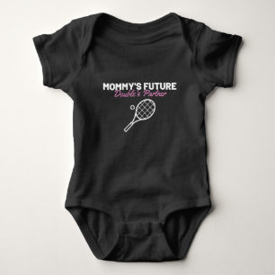 Body Para Bebê Mamãe de Citação do Parceiro Futuro de Dúvidas do