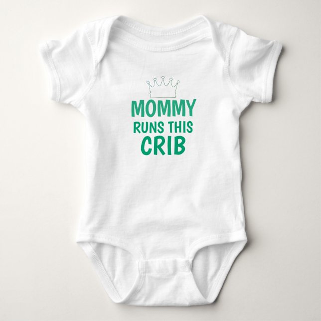 Body Para Bebê Mamãe Dirige Este Berçário Bebê Engraçado (Frente)