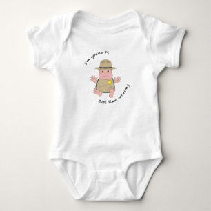Body Para Bebê Mamãe do guarda florestal
