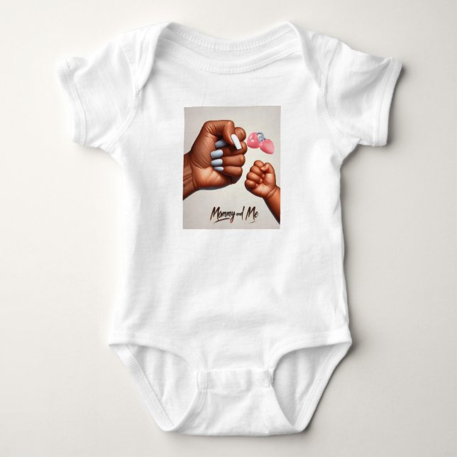 Body Para Bebê Mamãe e Eu – Conectados para Sempre (Frente)
