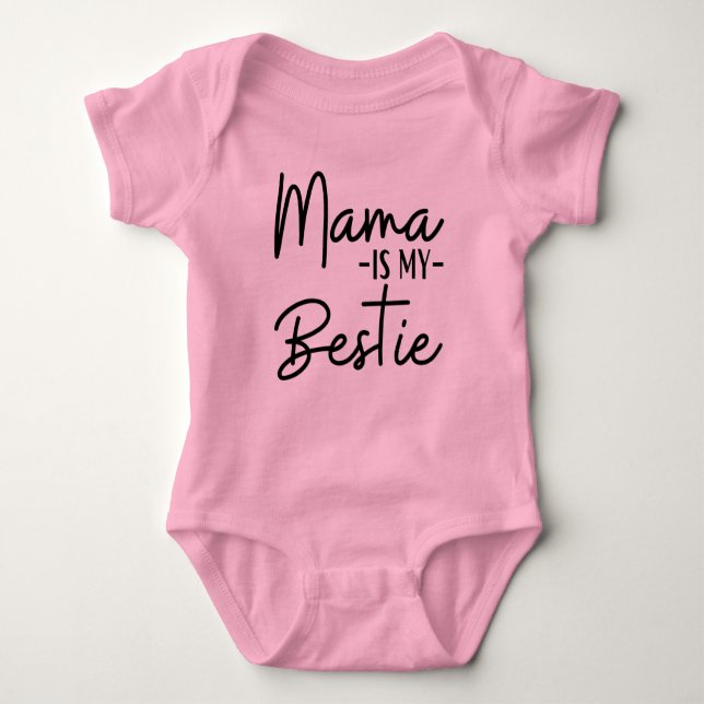 BODY PARA BEBÊ MAMÃE É MINHA BESTIA (Frente)