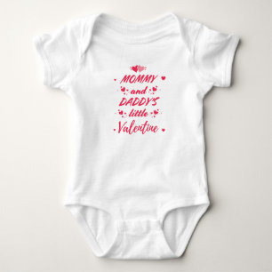Body Para Bebê Mamãe e Papai Pequeno Valentim