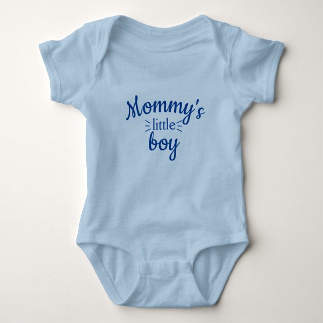 Body Para Bebê MAMÃE LITTLE BOY com uma peça (Frente)
