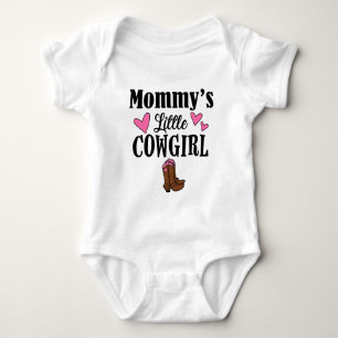 Body Para Bebê MAMÃE LITTLE COWGIRLBodycase