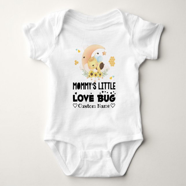 Body Para Bebê Mamãe Little Love Inseto (Frente)