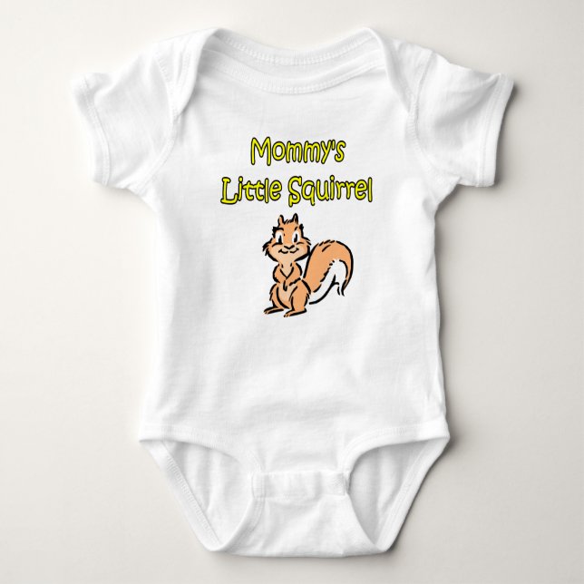 BODY PARA BEBÊ MAMÃE LITTTLE SQUIRREL (Frente)