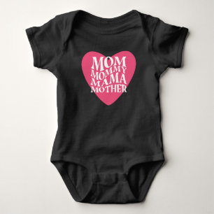 Body Para Bebê Mamãe mamãe mamãe mãe