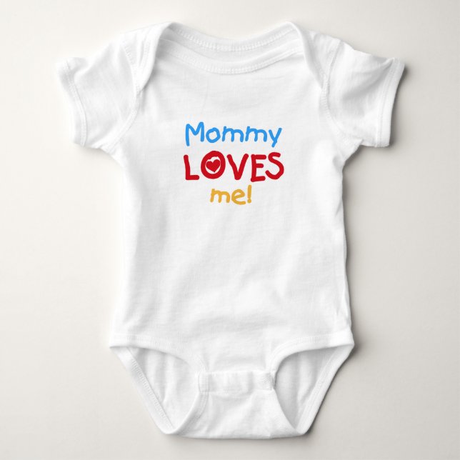 Body Para Bebê Mamãe me ama (Frente)