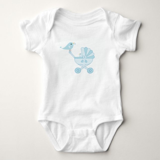 Body Para Bebê Mamãe Pássaro e Carruagem bebê Bebê biquíni (Frente)