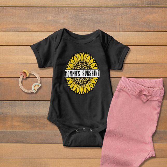 Body Para Bebê Mamãe Sunshine Sunflower Baby Bodface (Criador carregado)