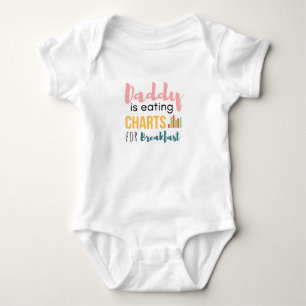 Body Para Bebê Mamães comem Gráficos no café da manhã