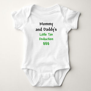 Body Para Bebê Mamães e Daddys pouco verde da dedução fiscal