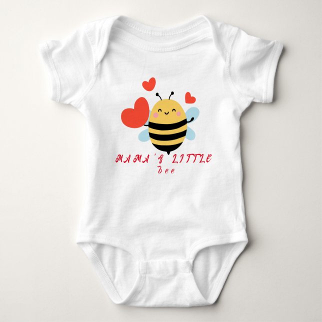 Body Para Bebê Mama's Little Bee Cute Morden (Frente)