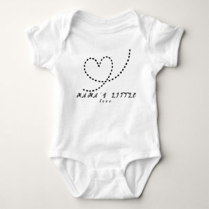 Body Para Bebê Mama's Little Love Cute Morden