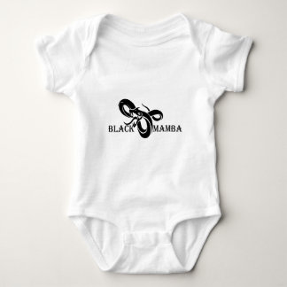 Body Para Bebê Mamba preta