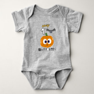 Body Para Bebê Mameluco con diseño 1er Halloween