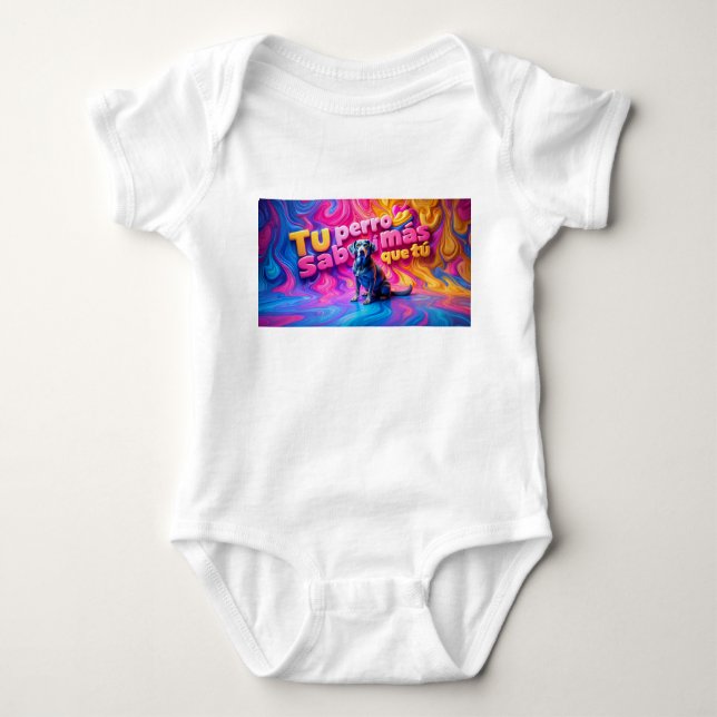 Body Para Bebê Mameluco con punto de jersey (Frente)