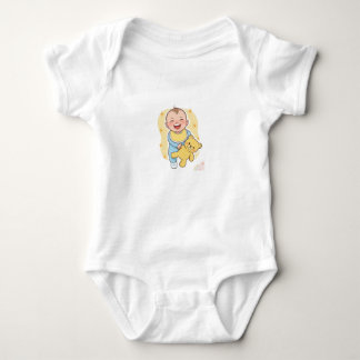 Body Para Bebê Mameluco con punto de jersey para bebés