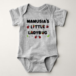 Body Para Bebê Mamusia's Little Ladybug - Fofo 