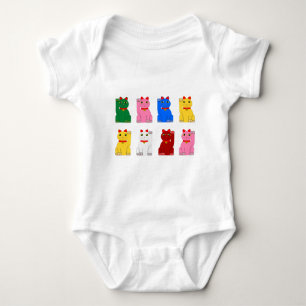Body Para Bebê maneki neko