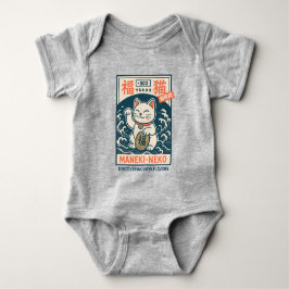 Body Para Bebê Maneki-Neko