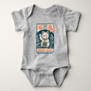 Body Para Bebê Maneki-Neko