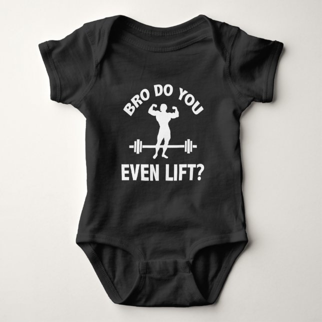 Body Para Bebê Mano, Você Levanta? (Frente)