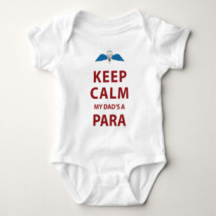 BODY PARA BEBÊ MANTENHA A CALMA QUE MEU PAI É UM PARA