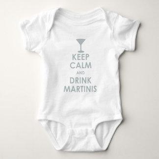 Body Para Bebê mantenha martinis calmos da bebida