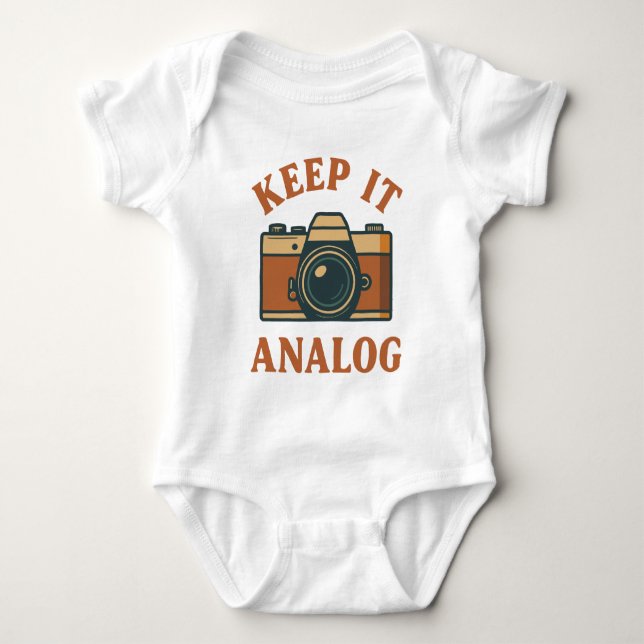 Body Para Bebê Manter analógico (Frente)