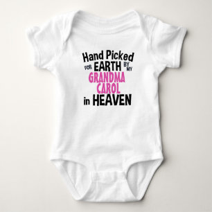 Body Para Bebê Mão Escolhida para a Terra por Minha Personalizad