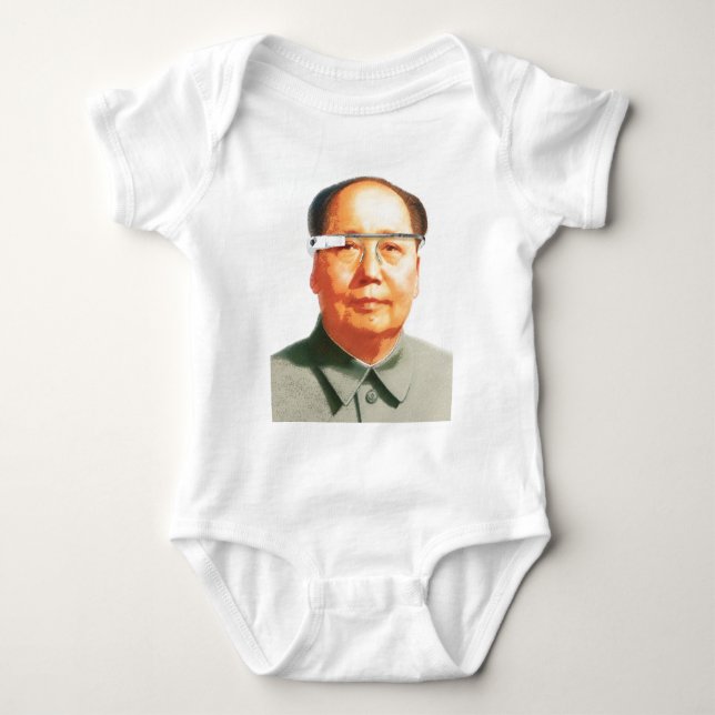 Body Para Bebê Mao que veste o vidro de google (Frente)