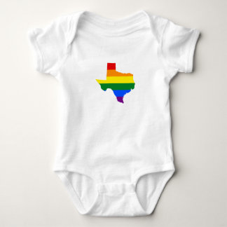 Body Para Bebê Mapa do orgulho LGBT do Texas