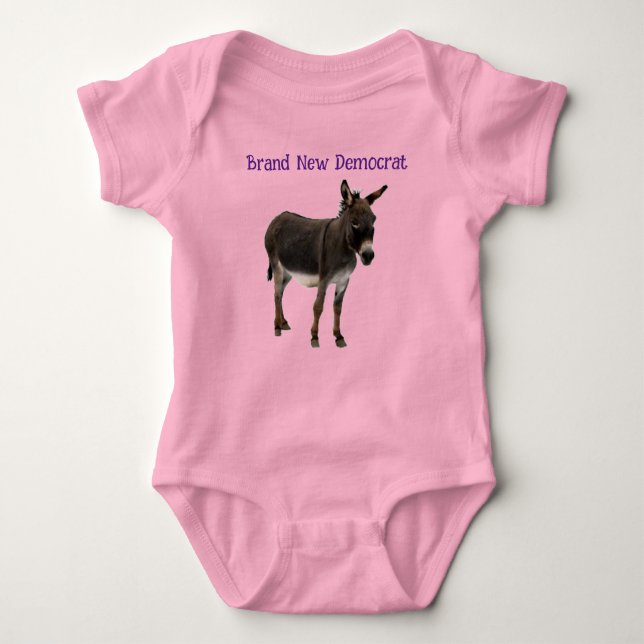 Body Para Bebê Marca New Democrat Baby Body Suit (Frente)
