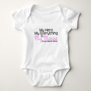 Body Para Bebê Marine Sister My Hero