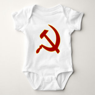 Body Para Bebê Martelo e foice