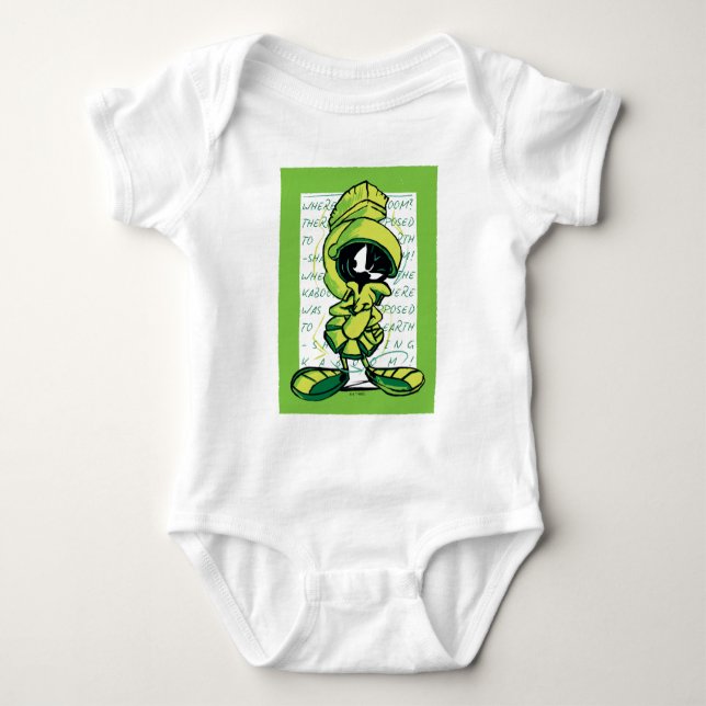 Body Para Bebê MARVIN, O esboço da cotação MARTIAN™ (Frente)