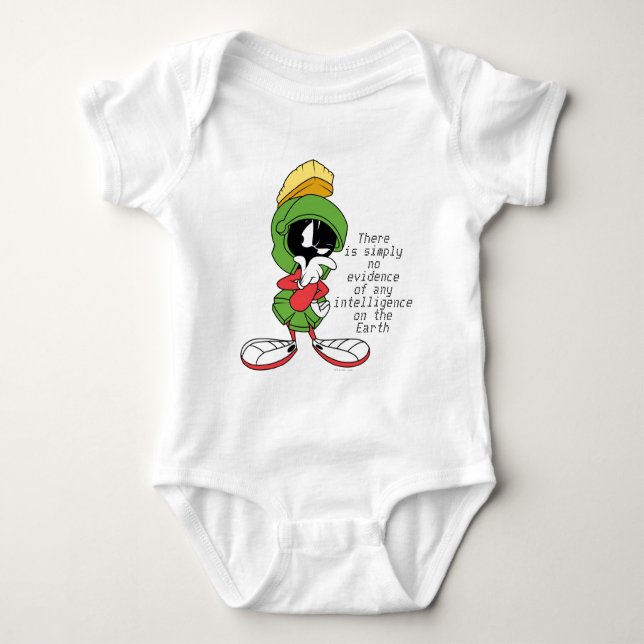 BODY PARA BEBÊ MARVIN, O PENSAMENTO MARTIAN™ (Frente)