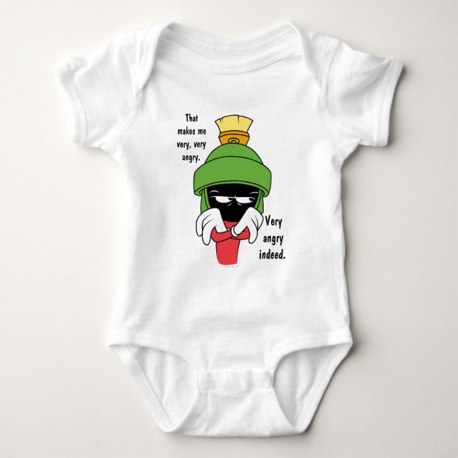 Body Para Bebê MARVIN THE MARTIAN™ Pout (Frente)
