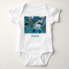 Body Para Bebê Mary Cassatt - Menina em uma Cadeira Azul