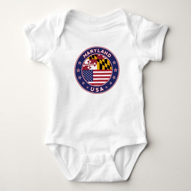 Body Para Bebê Maryland (Frente)
