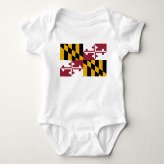 Body Para Bebê Maryland Flag