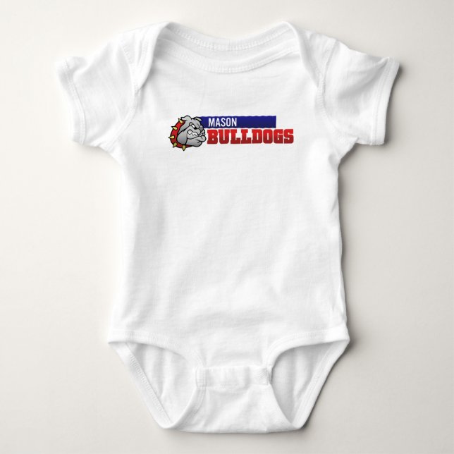 Body Para Bebê Mason Bulldogs #3 (Frente)