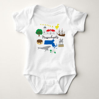 Body Para Bebê Massachusetts Baby Bodydress