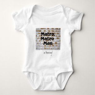 Body Para Bebê Matzo, Matzo Man