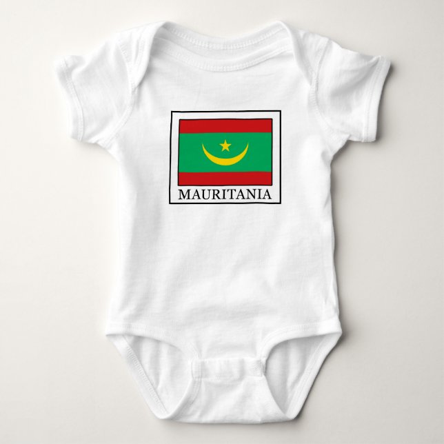 Body Para Bebê Mauritânia (Frente)